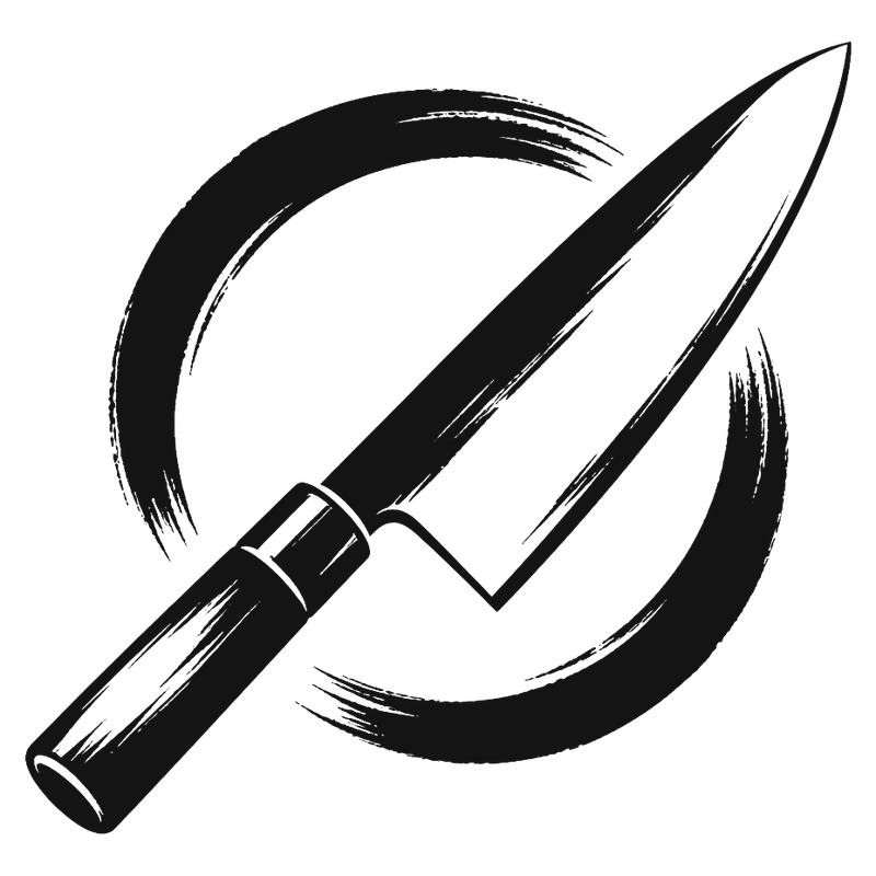 Ink illustration: gyuto